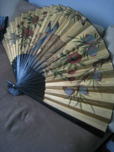 Duży wachlarz ścienny