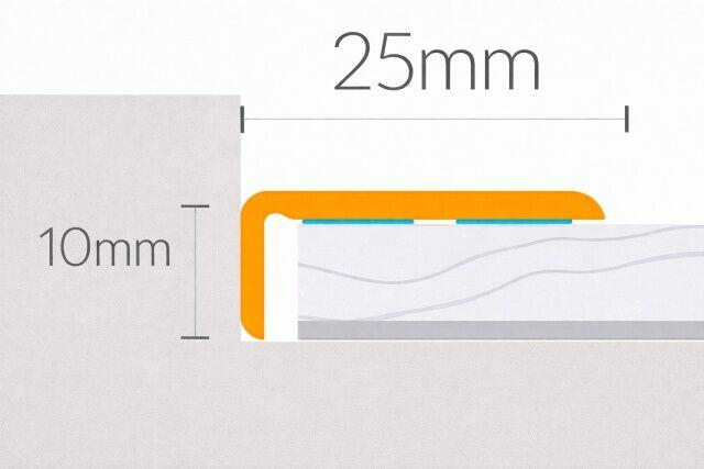 Profil podłogowy Arbiton CS25 dąb newport CS159 2m
