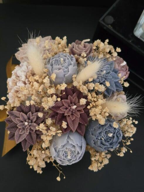 Bukiet w świecy/ prezent