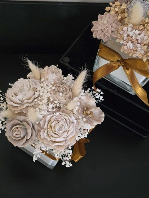 Bukiet w świecy/ prezent