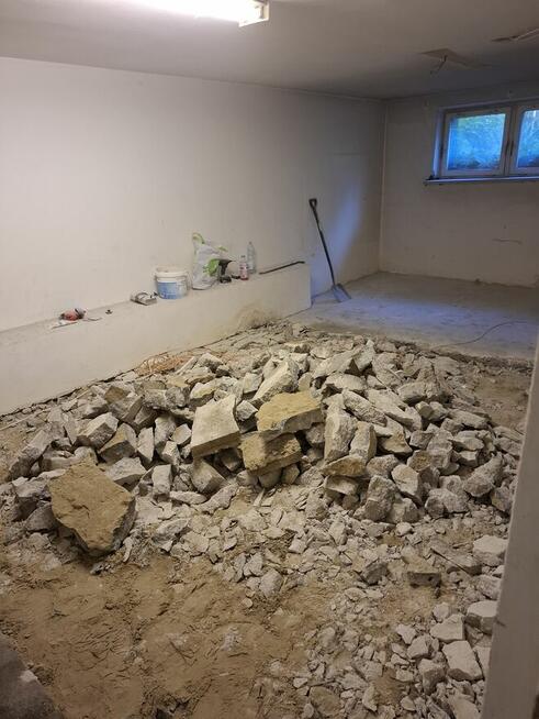 DEMONTAŻE, WYBURZENIA, WNOSZENIE MATERIAŁÓW