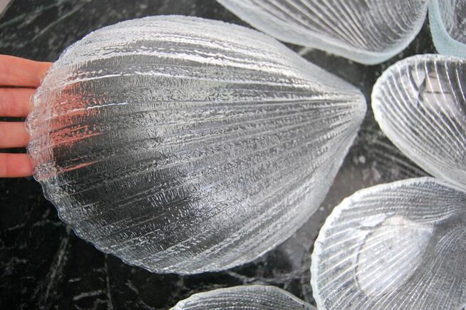 Salaterki miski muszla szkło Ząbkowice Ludwik Fiedorowicz vi