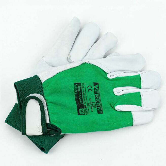 Rekawice ocieplane robocze 10 kozia skóra