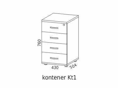 Duże biurko, bardzo dobry stan, mało używane z kontenerkiem
