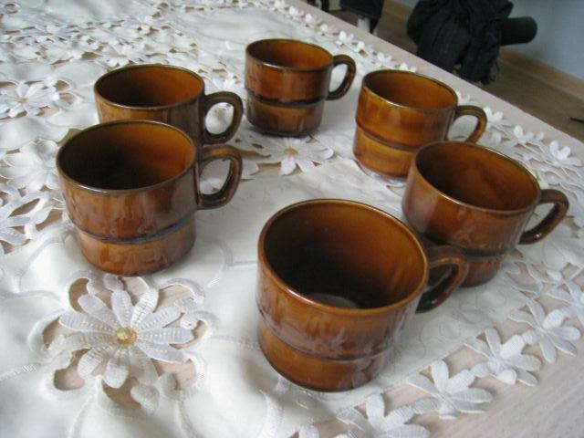 Filiżanki kawowe Tułowice, okres PRL