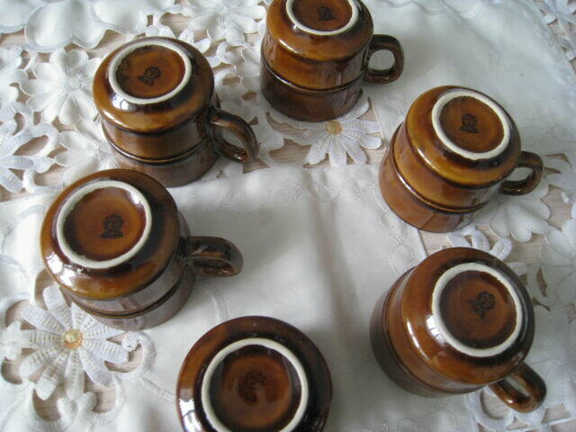 Filiżanki kawowe Tułowice, okres PRL