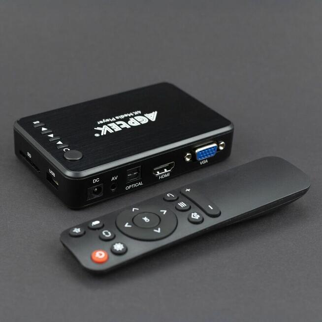 AGPTEK 4K Media Player – odtwarzacz HDMI USB SD