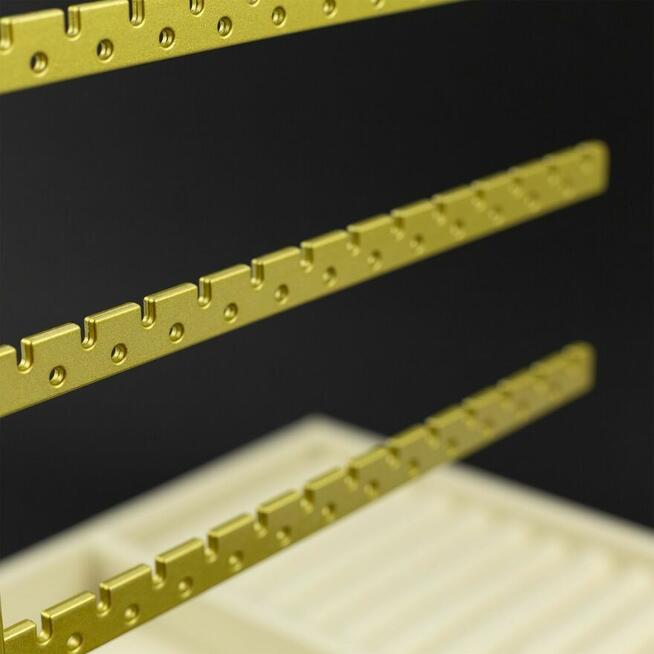 Organizer stojak na bizuterie VLANDO krem zloto