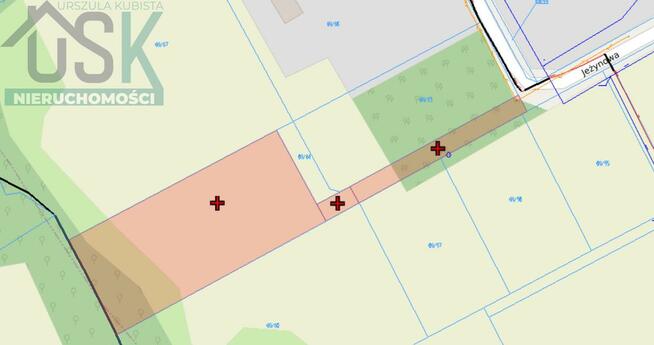 Działka budowlana Międzyświeć gm. Skoczów, Jeżynowa