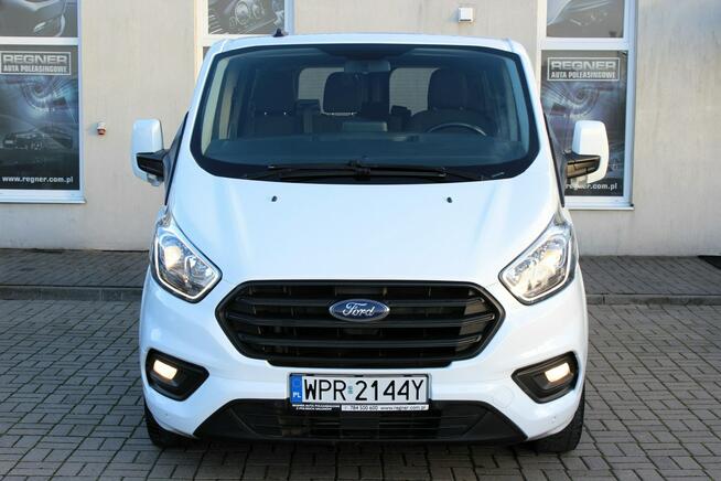 Ford Transit Custom 9-osob. L2 130KM Salon PL FV23% 1WŁ Android/Apple Tempomat Gwarancja