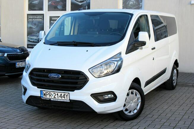 Ford Transit Custom 9-osob. L2 130KM Salon PL FV23% 1WŁ Android/Apple Tempomat Gwarancja