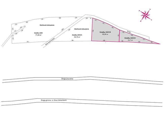 Działki inwestycyjne 43,76a – Rzeszów Słocina