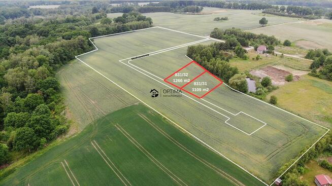 Działka budowlana Gościno, Modrzewiowa