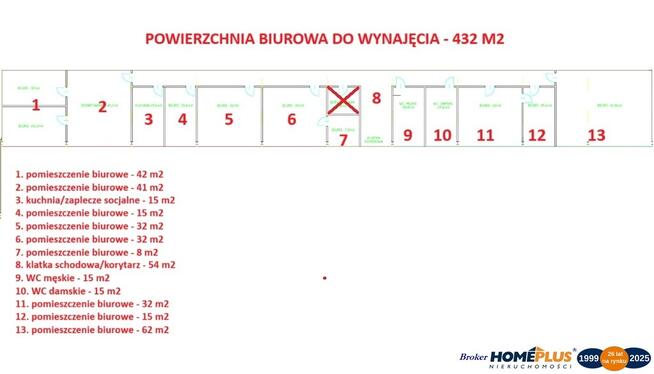 0%, Duże biuro 432 m2 w Radzyminie do wynajęcia