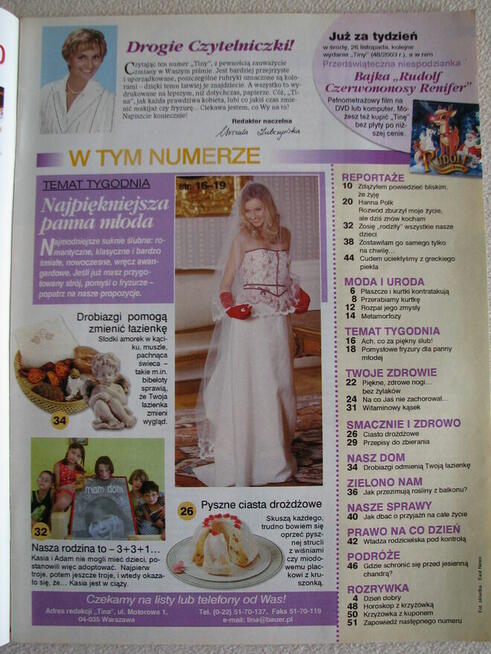 Magazyn Tina nr 47 i 50 z 2003 r. Świat w oczach kobiet
