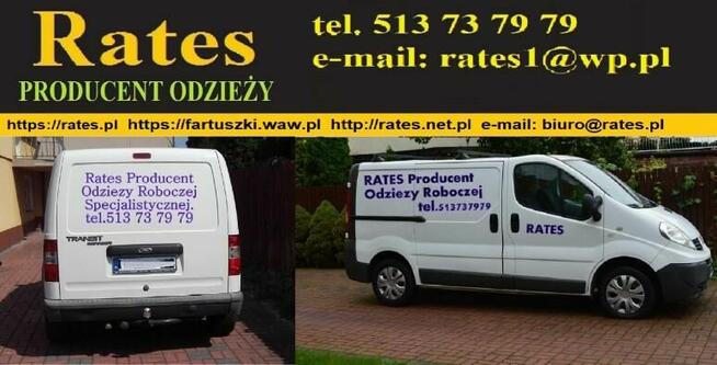 Fartuchy pracowicze firmy Rates.pl tel.513737979