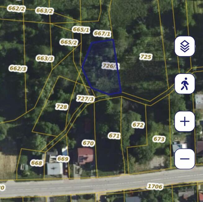 komplet trzech działek o łącznej powierzchni 1 968 m²