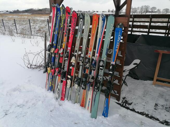 Narty, buty, kijki różne rozmiary