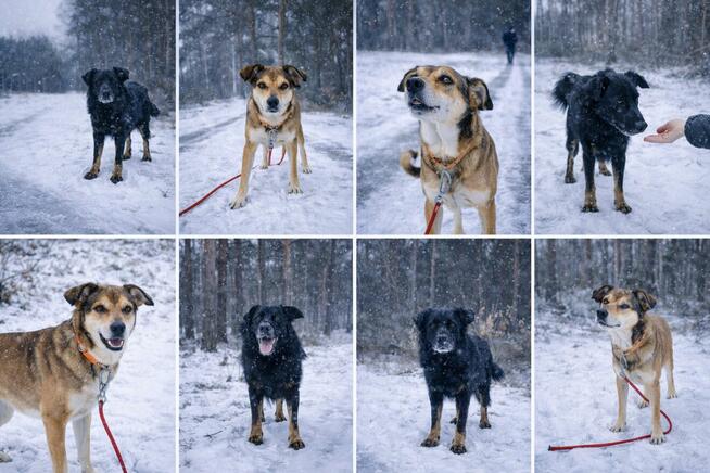 adopcja dwóch zagubionych psiaków