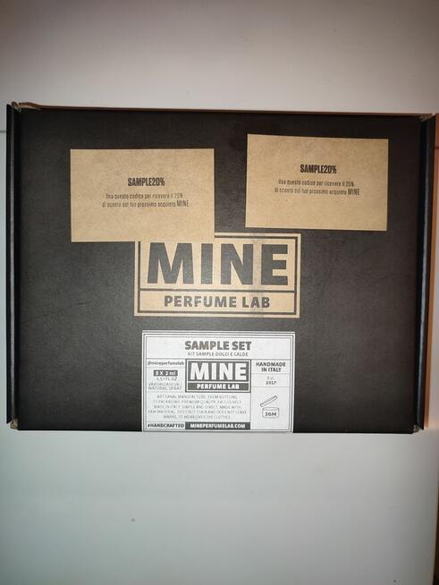 Sprzedam zestaw próbek Mine Lab Perfume