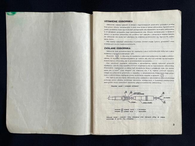 PRL Neptun 171 instrukcja schemat DTR oryginał PRL Neptun 17