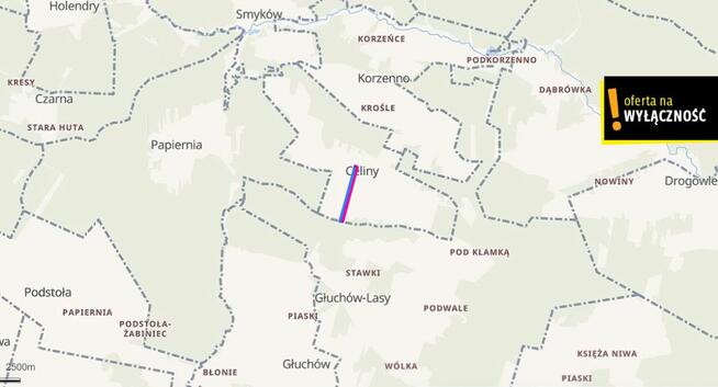 Działka budowlana Korzenno gm. Raków,