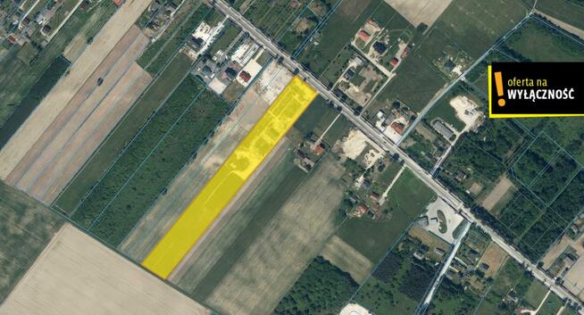 Działka inwestycyjna Celiny gm. Chmielnik,