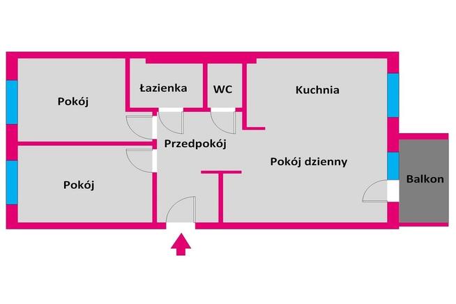 Komfortowe 3 pokojowe mieszkanie w Rzeszowie