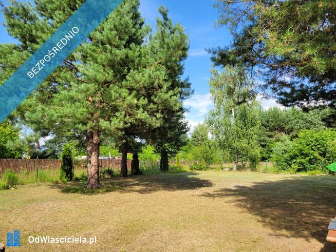 Działka budowlana, rekreacyjna 9,5a domek media j. Białe Okuninka