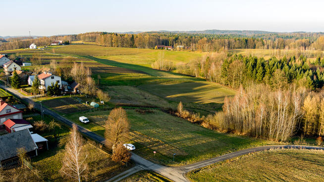 Działka budowlana Tuchów 18 ar, widokowa !