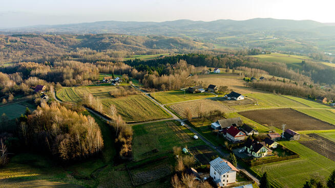 Działka budowlana Tuchów 18 ar, widokowa !