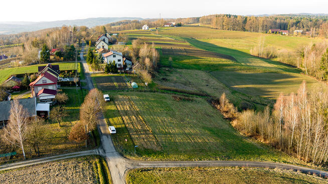 Działka budowlana Tuchów 18 ar, widokowa !