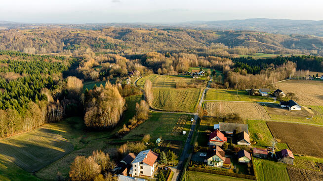 Działka budowlana Tuchów 18 ar, widokowa !