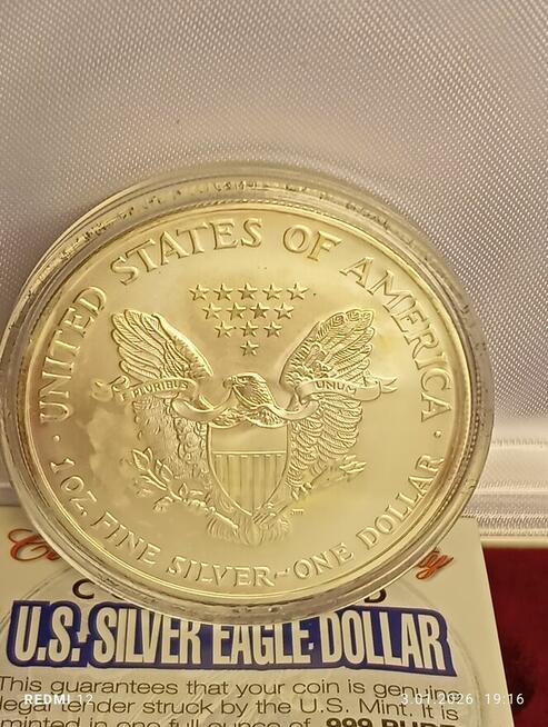 Mały nakład 1 $ O,999 SILVER J.P.II