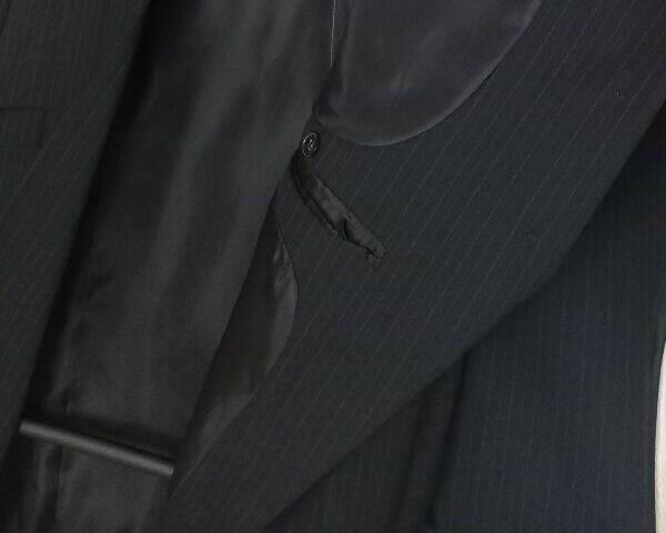 MARYNARKA wełna grafit-czarny, na 118 cm użyta raz, jak nowa