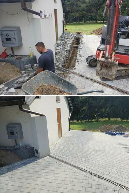 Usługi minikoparką