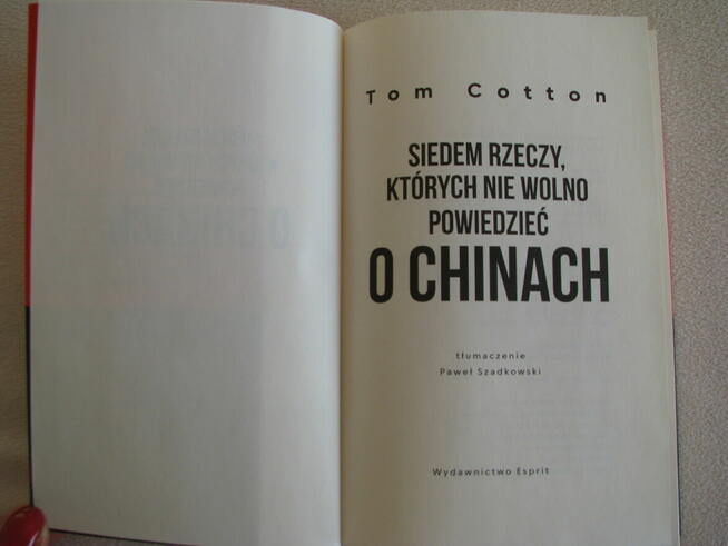 Cotton Siedem rzeczy których nie wolno powiedzieć o Chinach