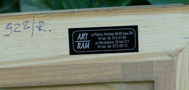 Akwarela obraz Jana Kulikowskiego KOŚCIÓŁ