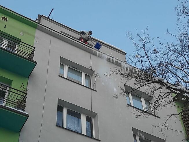 Odśnieżanie, nawisy śnieżne, sople