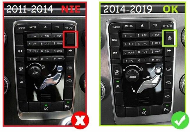 Mapa VOLVO S60 S80 V40 V60 V70 XC60 XC70 Europa 2025 na USB