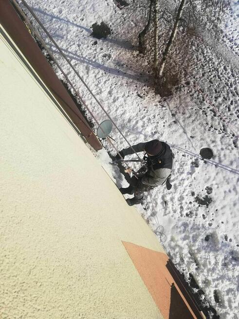 Odśnieżanie, nawisy śnieżne, sople