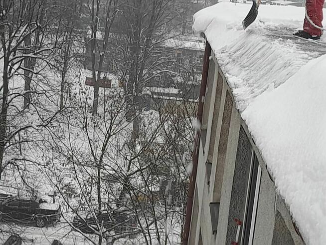 Odśnieżanie, nawisy śnieżne, sople