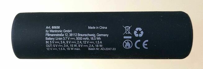 Powerbank rowerowy Goodboy 5000 mAh uchwyt latarka