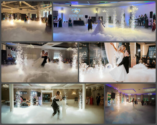 Fotobudka 360. Ciężki Dym. Fontanny Iskier