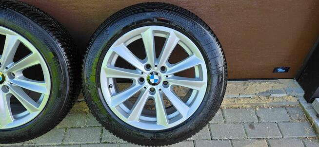 Felgi oryginał BMW 17 cali f10/f11 + opony zimowe Kleber 7mm
