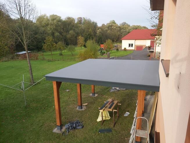 Remonty balkony, tarasy, okucia w łuku, obróbki dekarskie na