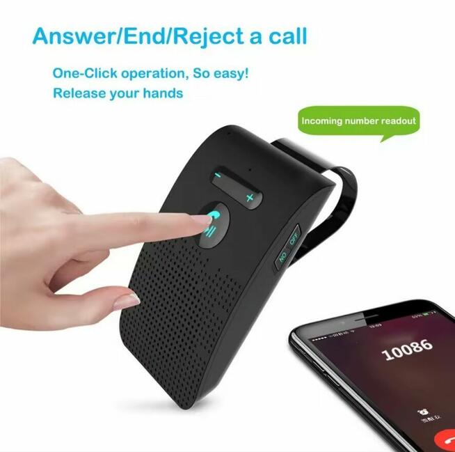 Zestaw głośnomówiący Bluetooth SP09 Multipoint Autostart