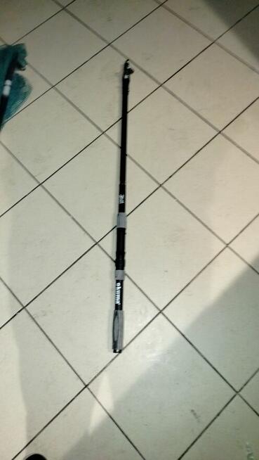 Wędka teleskopowa OKUMA + wędka KONGER + podbierak POLECAM