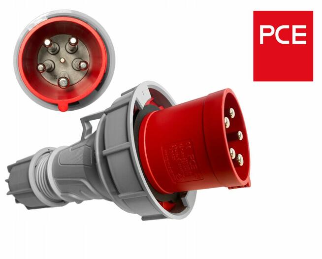 Przejściówka / adapter siłowy 400V 5P 125A --> 63A IP67