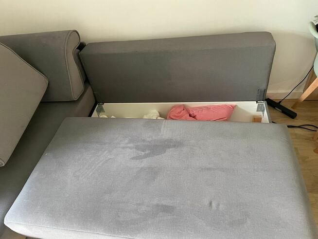 Narożnik sofa szara